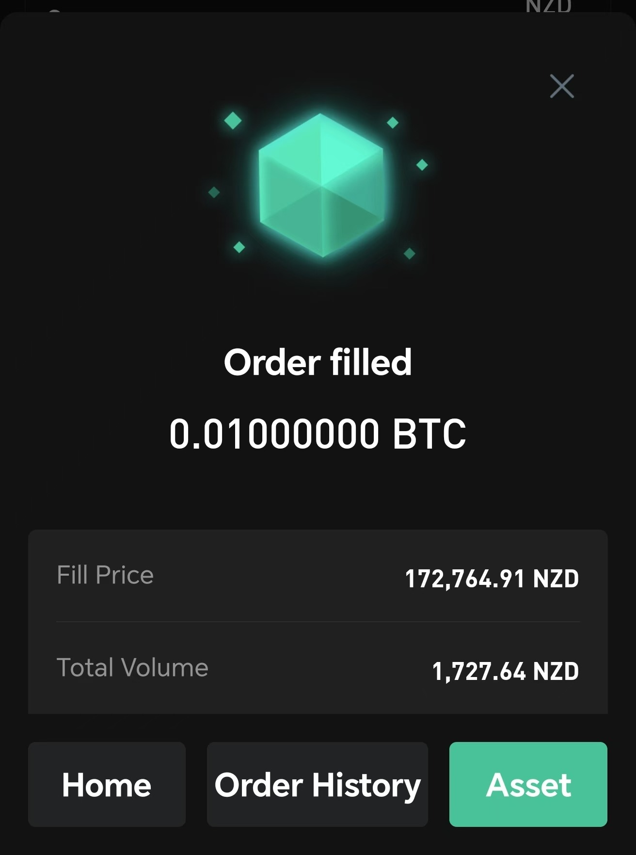 Finish buy CoinByte app